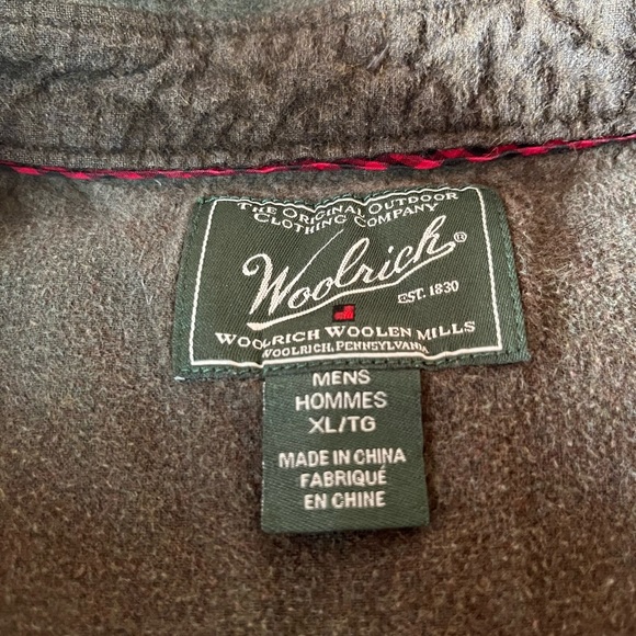 Woolrich Cotton Flannel Button Down XL - Picture 11 of 16